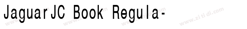JaguarJC Book Regula字体转换